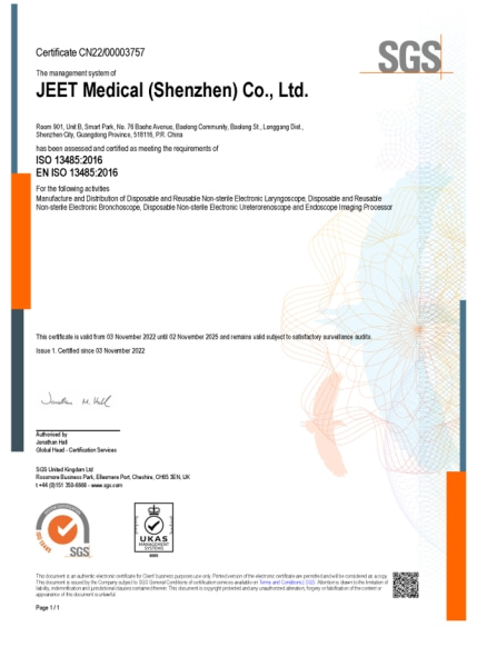 ISO13485 certificate accredited by SGS.png
