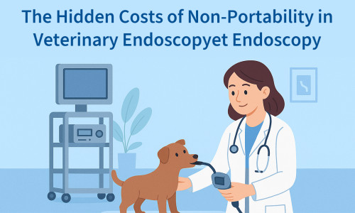 Les coûts cachés de la non-portabilité en endoscopie vétérinaire