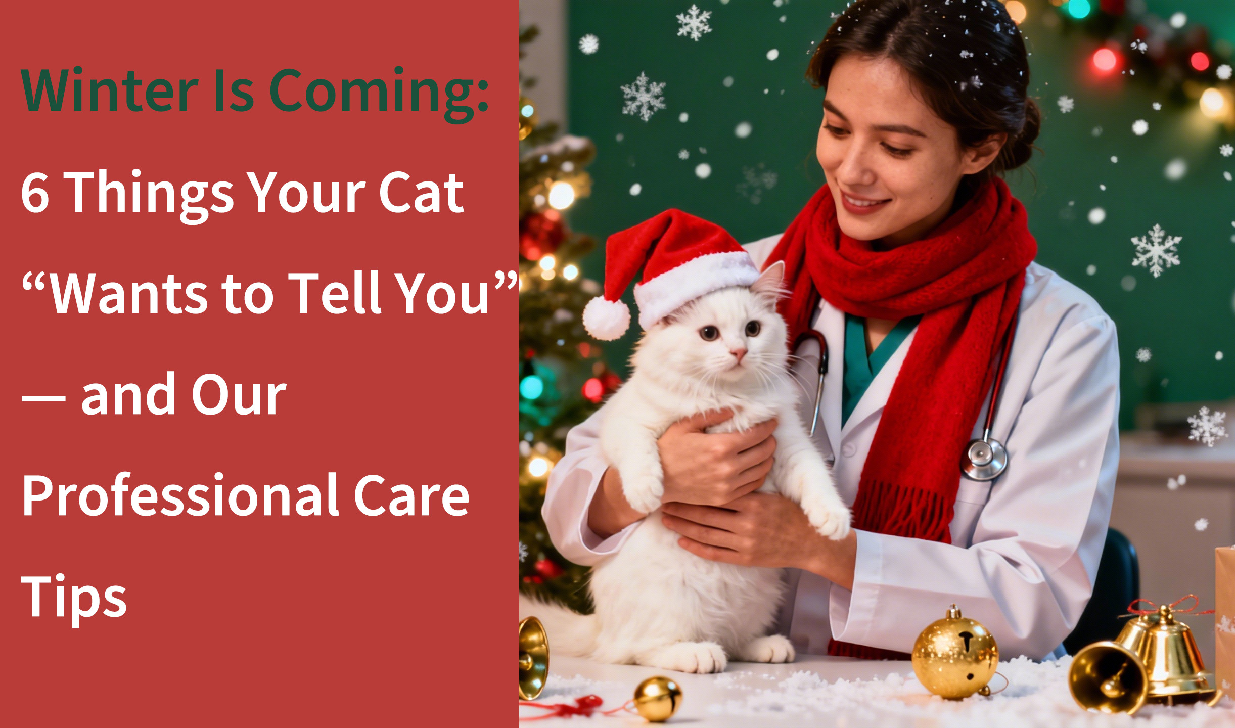 Winter Is Coming: 6 Things Your Cat “Wants to Tell You” — and Our Professional Care Tips