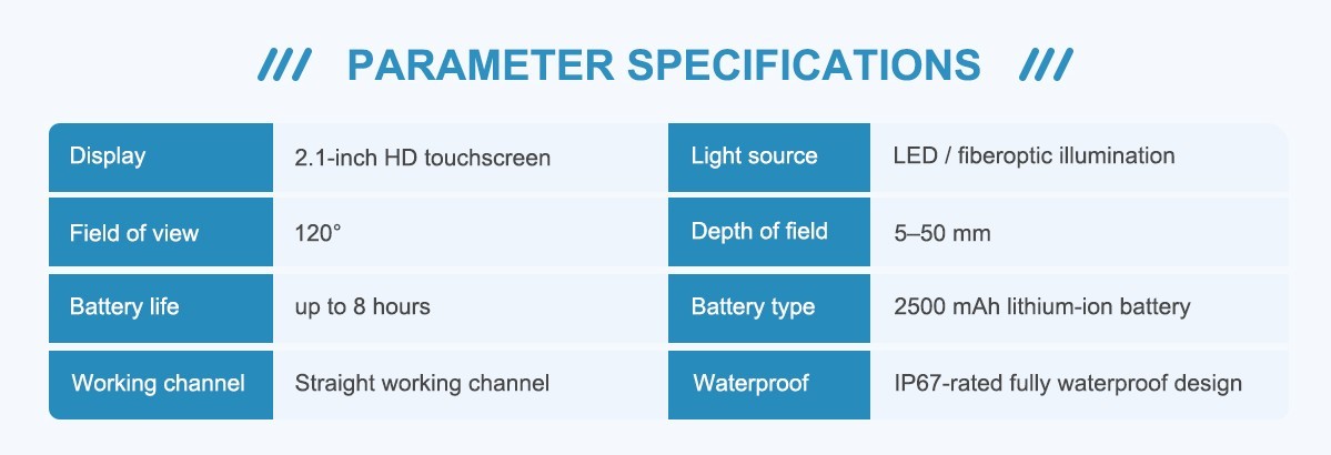 Otoscope Technical Parameters