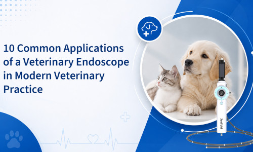 10 aplicaciones comunes del endoscopio veterinario en la práctica veterinaria moderna.