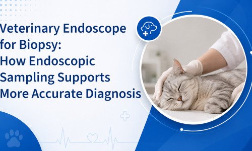 Endoscopio veterinario para biopsia: cómo la toma de muestras endoscópicas contribuye a un diagnóstico más preciso.