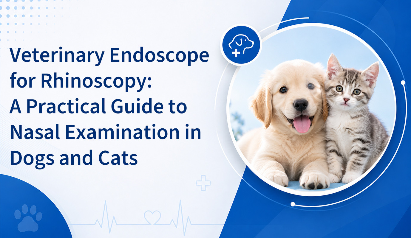 Endoscope vétérinaire pour la rhinoscopie : Guide pratique de l’examen nasal chez le chien et le chat
