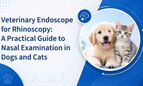 Endoscopio veterinario para rinoscopia: Guía práctica para la exploración nasal en perros y gatos