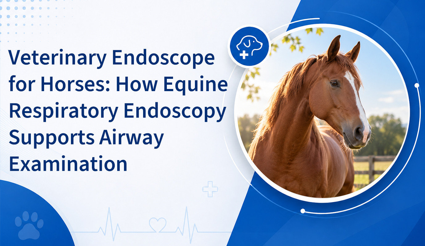Veterinary Endoscope for Horses: How Equine Respiratory Endoscopy Supports Airway Examination