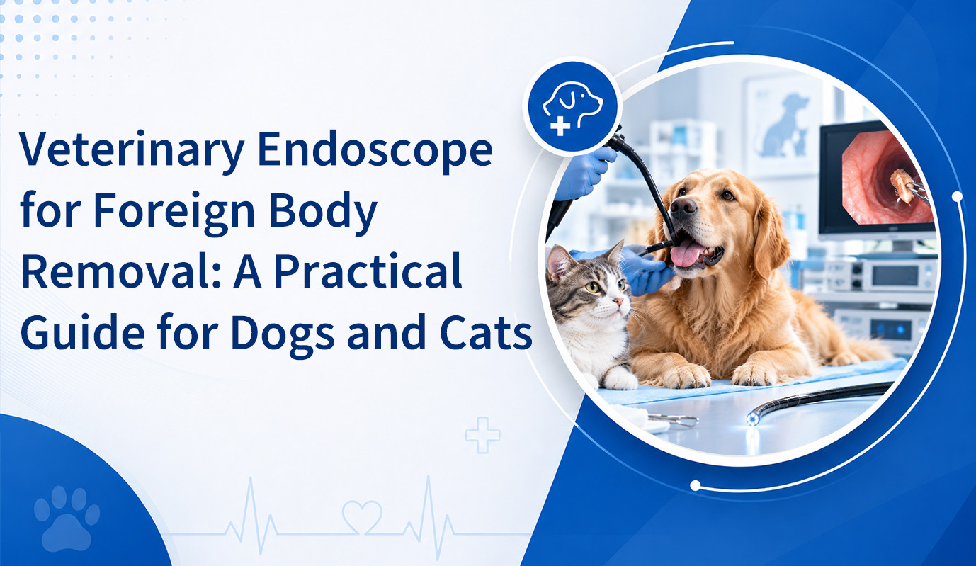 Veterinary Endoscope for Foreign Body Removal: A Practical Guide for Dogs and Cats