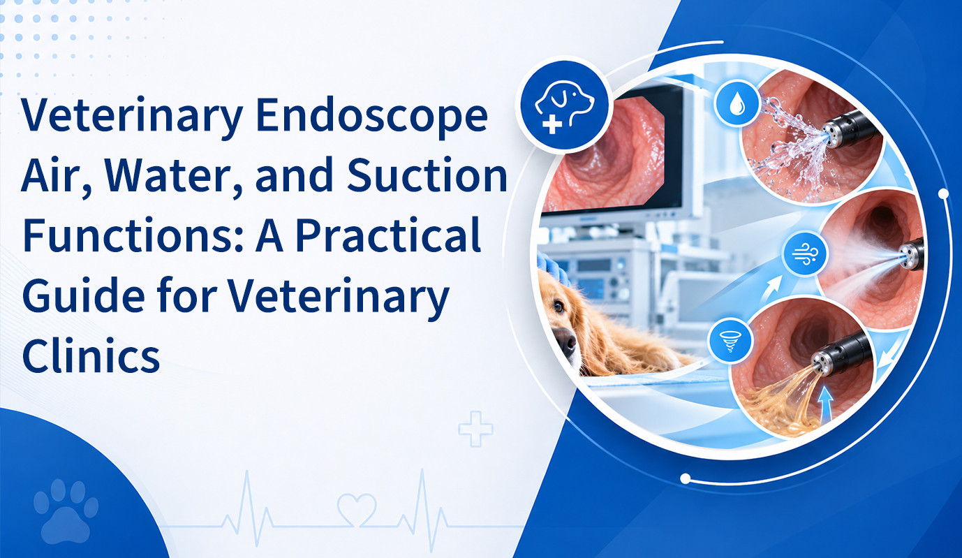 Veterinary Endoscope Air, Water, and Suction Functions: A Practical Guide for Veterinary Clinics