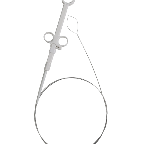 Veterinary endoscope polypectomy snare | foreign body removal in animals
