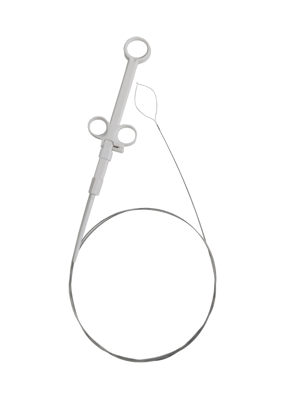 Veterinary endoscope polypectomy snare | foreign body removal in animals