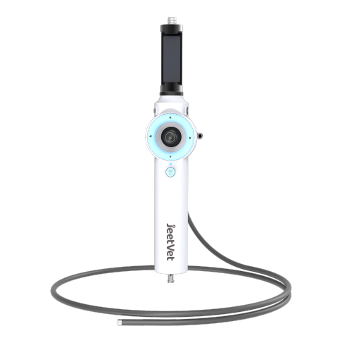 Portable WiFi Veterinary Endoscope | 750mm | Water & Air Supply, Suction