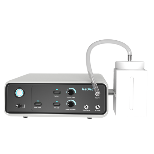 JTA-301 Veterinary Aspiration Suction Pump | Connected with veterinary endoscopes