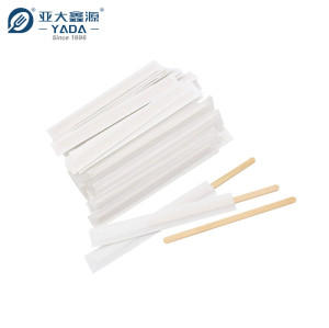 Eco-Friendly Disposable Wooden Coffee Stirrers Wholesale | YADA Compostable Coffee Stir Sticks 110mm