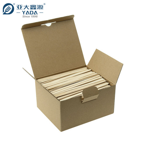 Eco-Friendly Disposable Wooden Coffee Stirrers Wholesale | YADA Compostable Coffee Stir Sticks 110mm