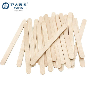 YADA 114*10*2mm Wooden Ice Cream Stick Wholesale Birch Wood Popsicle Sticks for Ice Cream Machine