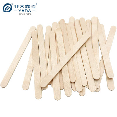 YADA Wooden Ice Cream Sticks Wholesale 114*10*2mm Birch Popsicle Sticks for Ice Cream Machine Use