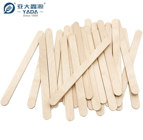Palitos de helado de madera venta al por mayor, palitos de helado en paquete a granel, 114 mm palitos con sabor a menta de YADA