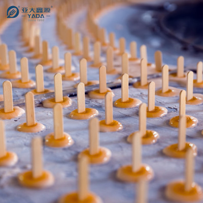 114mm Round Edge Bundle Popsicle Sticks Wholesale | YADA Birch Wood Stick for Ice Cream Machine Tool