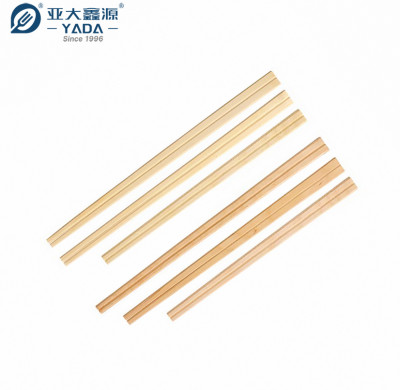 Palillos de madera YADA de 203 mm Genroku, venta al por mayor, palillos de madera desechables para catering, restaurante