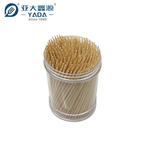 YADA 65mm Eco Double Point Wooden Toothpicks Wholesale Disposable Wood Food Toothpick for Furit