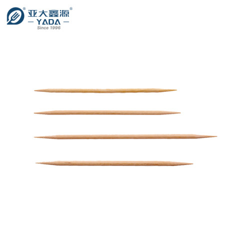 YADA 65mm/68mm Box Packed Wooden Toothpicks Wholesale Disposable Double Point Wood Toothpicks