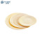 YADA Wooden Round Plate Wholesale 215mm Disposable Poplar Plate Disk Food Container