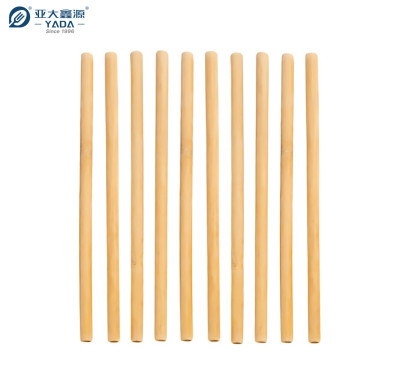 Pajitas de bambú YADA de 180 mm, al por mayor, ecológicas, reutilizables, de bambú, compostables