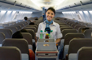 航空、高铁餐饮、木、竹餐具使用场景