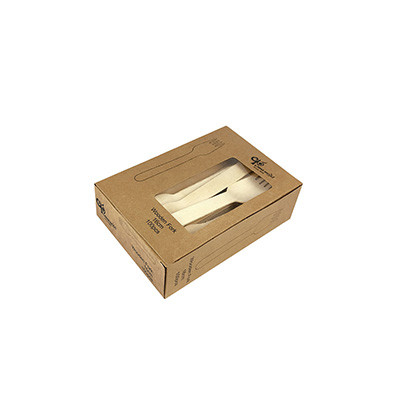 Kraft Box for wooden and bamboo cutlery