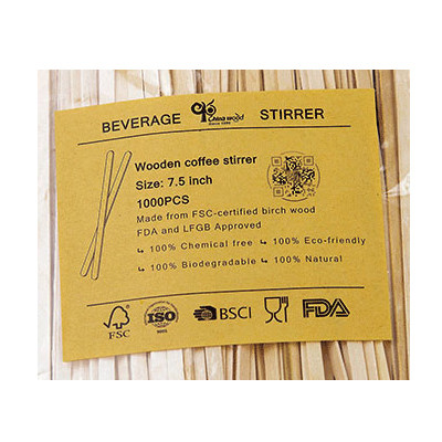 Printed On Packaging Lables, Coffee stirrers in bulk