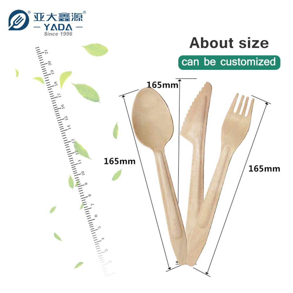 Wooden Fork Specifications, Disposable wooden Fork, Compostable Fork, 165mm Wooden Forks