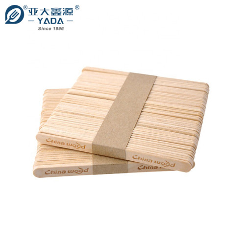 YADA 93*10*2mm Wooden Ice Cream Stick Wholesale Eco-friendly Wood Popsicle Sticks Ice Cream Machine