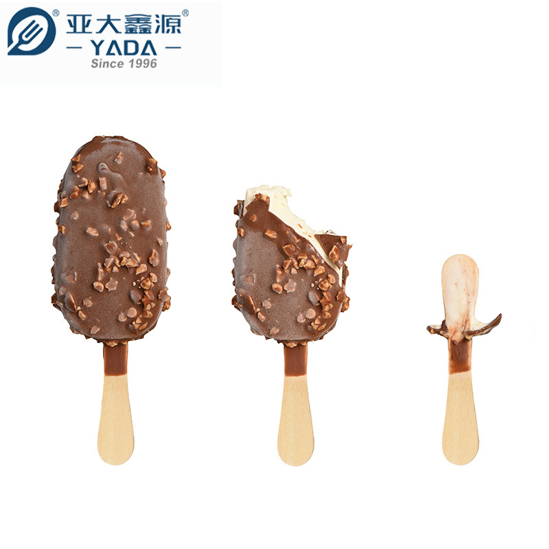 YADA Wooden Ice Cream Spoons-best companion of Ice Cream, Wooden Ice Cream Spoon, Wood Spoons for Ice Cream Machine Use