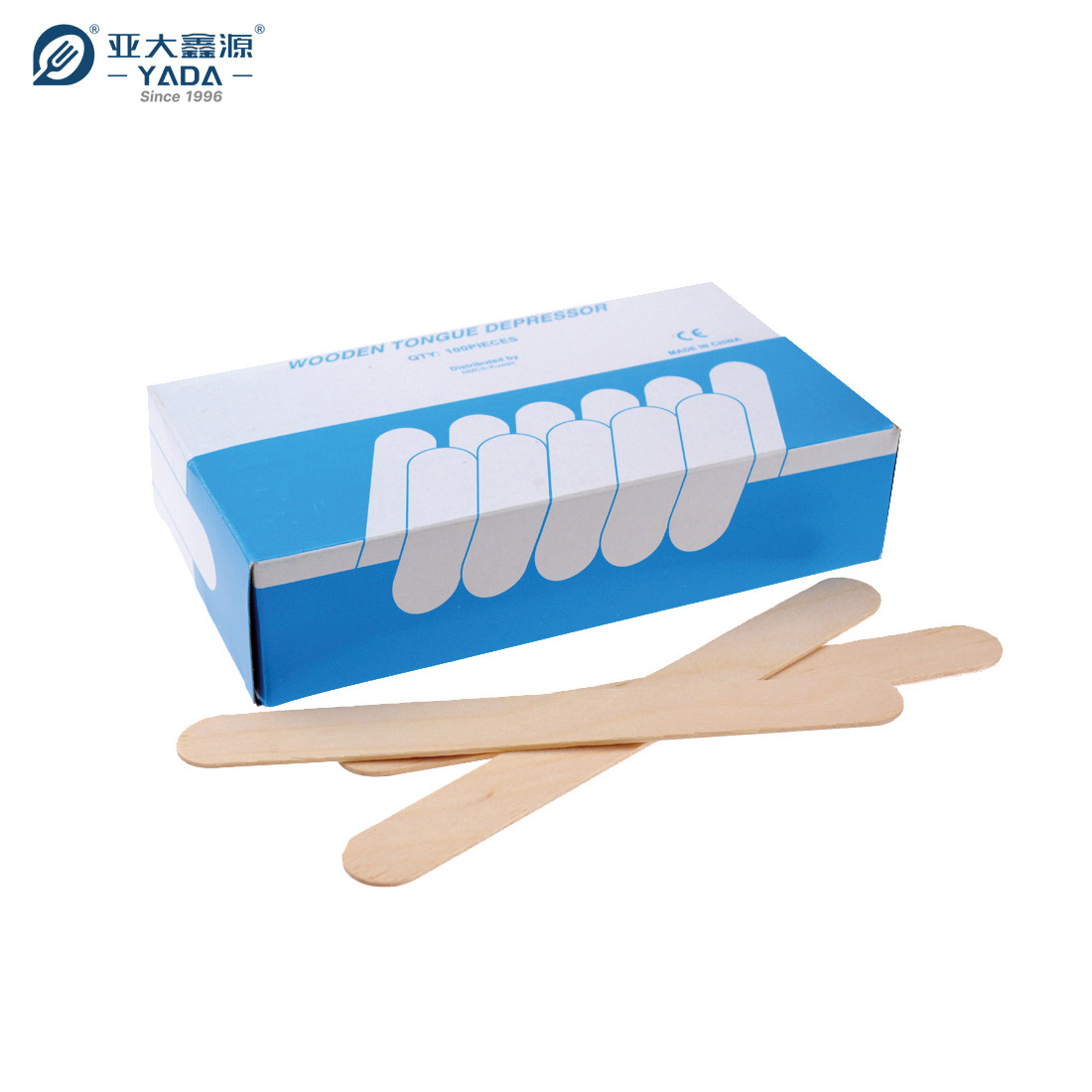 White Box for Wooden Tongue Depressor