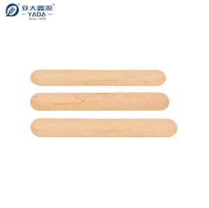 Depresores de lengua de madera YADA, palitos estériles envueltos individualmente, suministros médicos desechables