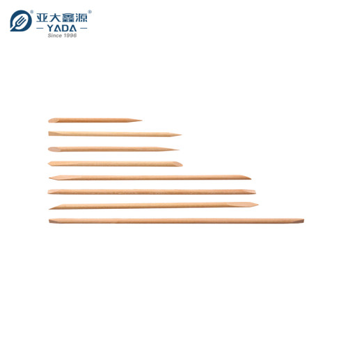 YADA 3.8*70mm Eco-friendly Wooden Manicure Stick Wholesale Disposable Wood Sticks for Nail Salons