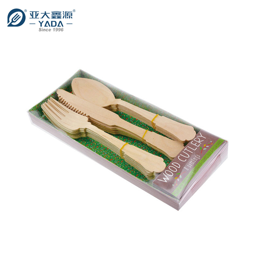 Disposable Wooden Cutlery Set 