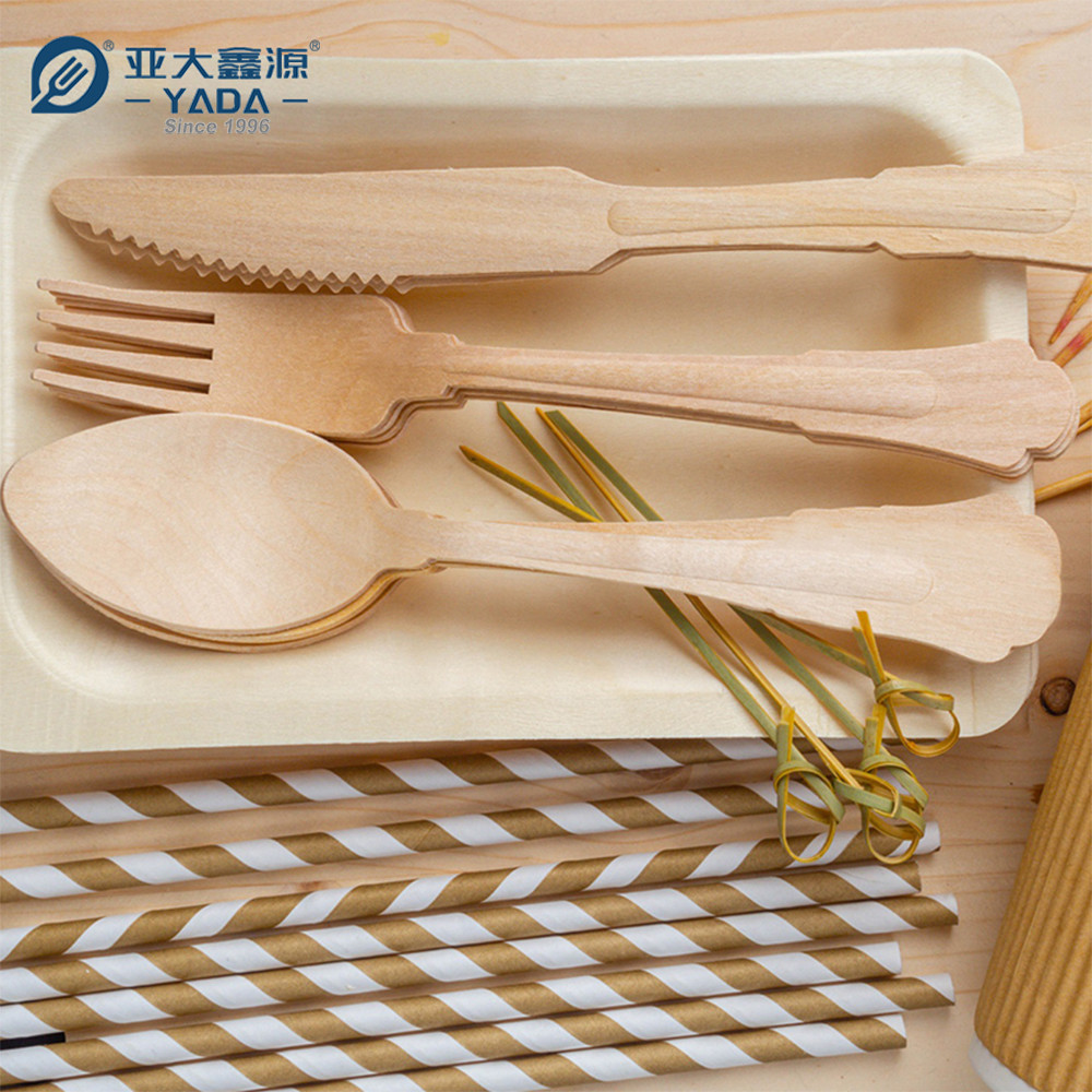 Disposable Wooden Cutlery Set