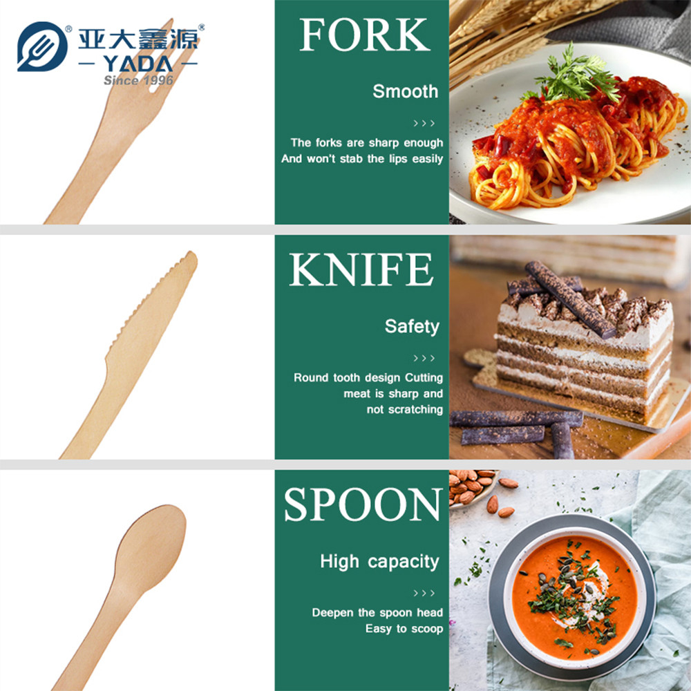 Disposable Wooden Cutlery Set