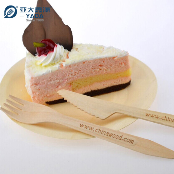 165mm Disposable Wooden Knife Wholesale | YADA Compostable Wooden Knife|Bread Knife| Eco Knives YD-A