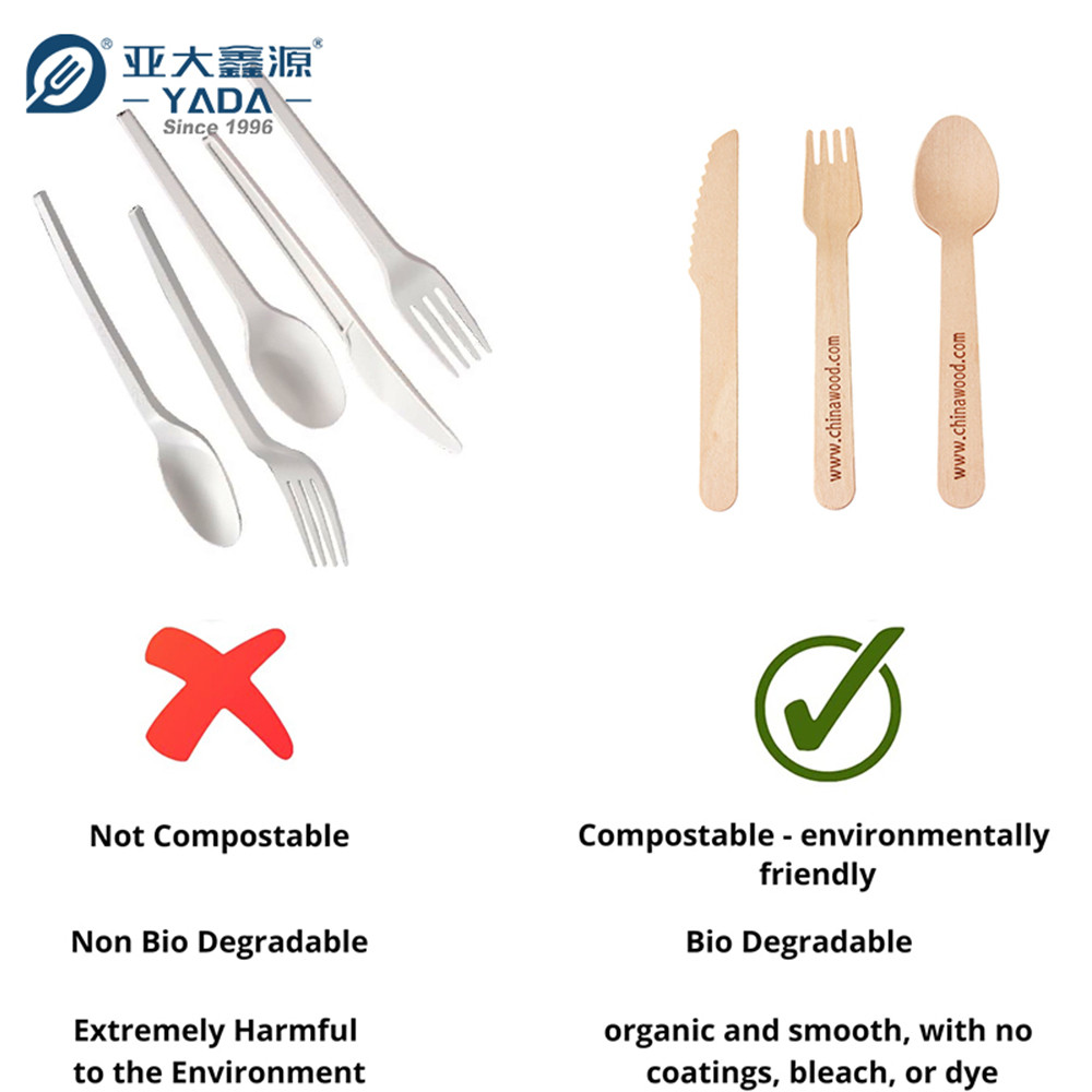 Disposable Wooden Cutlery Set