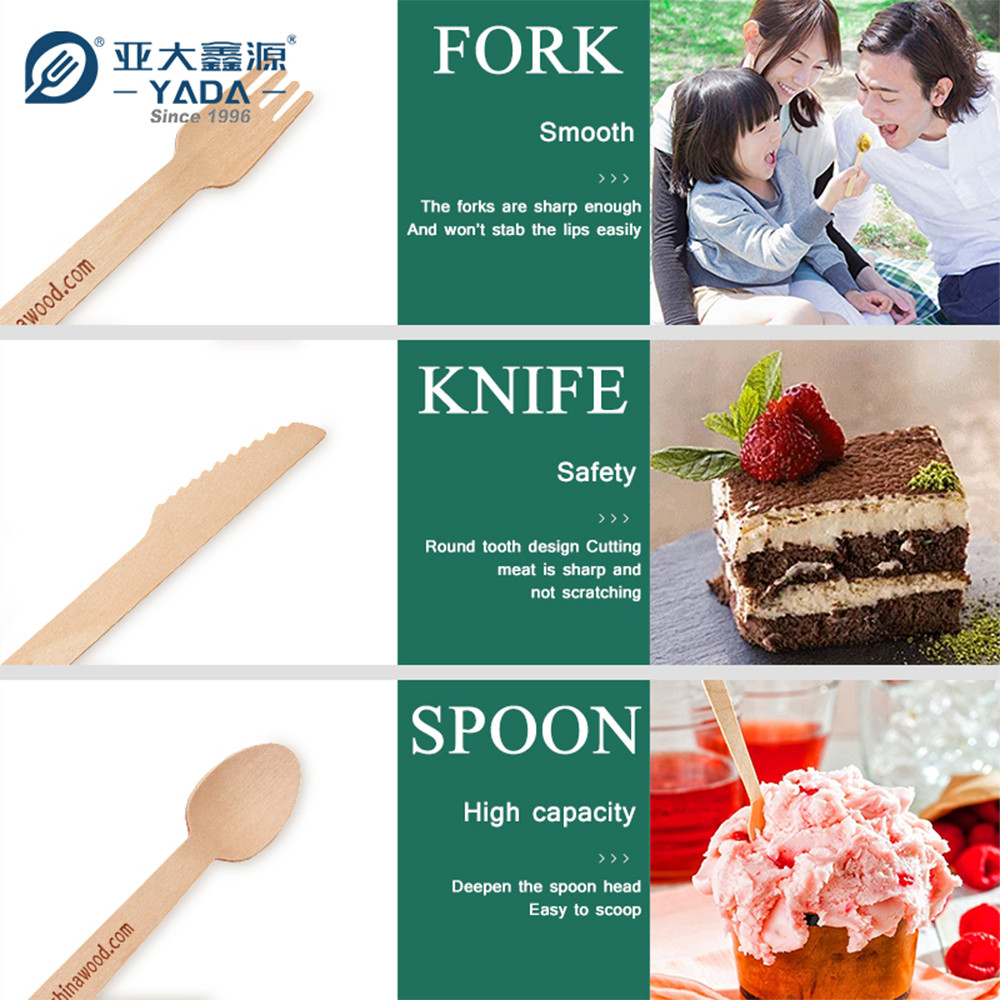 Disposable Wooden Cutlery Set