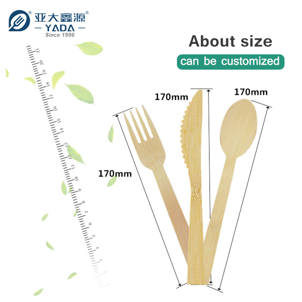 Disposable Bamboo Cutlery 4 in 1 Kit