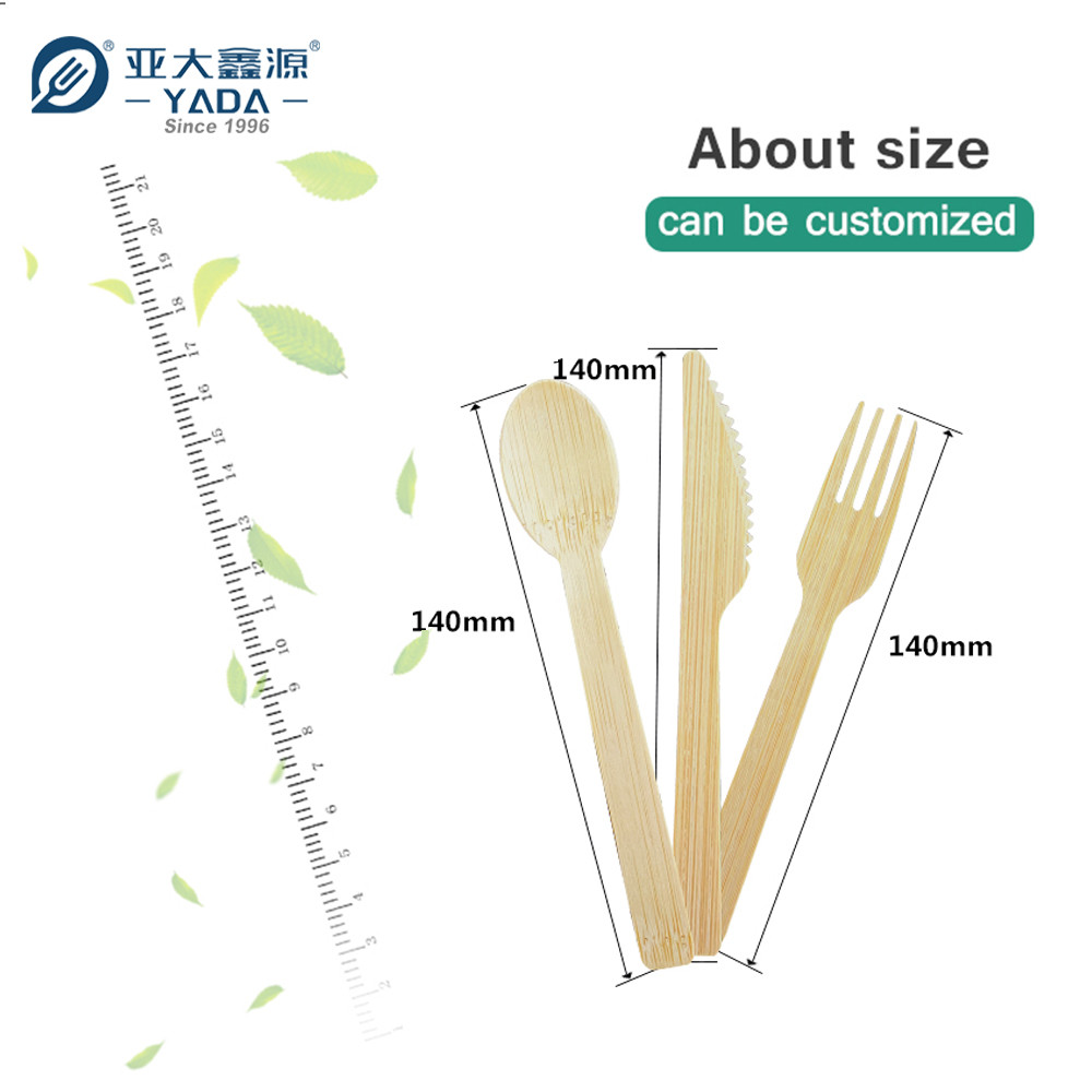 Disposable Bamboo Cutlery 4 in 1 Kit