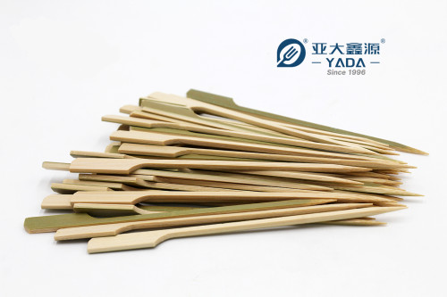 YADA 120mm Teppo Gushi-gun Shaped Bamboo Skewer Wholesale Disposable Customized Bamboo Skewers Stick