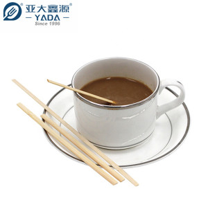 Disposable Bamboo Coffee Stirrers Wholesale | YADA Eco-friendly Box-packed Beverage Stir Stick 110mm