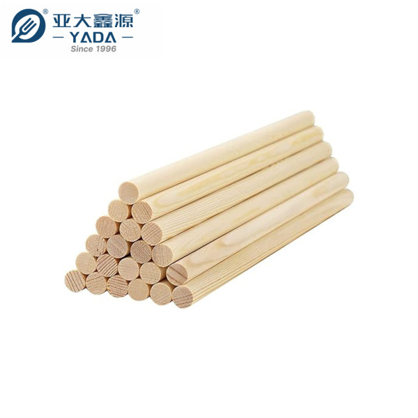 Venta al por mayor de palitos de helado de madera ecológicos de 120 mm de YADA | Palitos de helado redondos de madera de abedul para caramelos