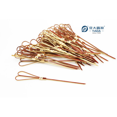 Disposable Heart Shaped Bamboo Skewers Wholesale | YADA 120mm Bamboo Sticks For Appetizer Fruit Pick