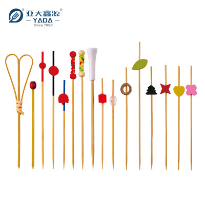 Disposable Ball End Bamboo Skewer Wholesale | YADA 150mm Eco-friendly Pick Decorative Cocktail Picks