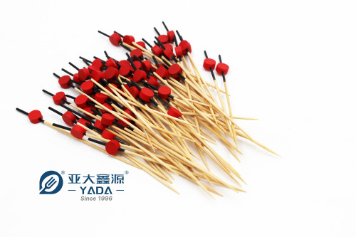 Disposable Ball End Bamboo Skewer Wholesale | YADA 150mm Eco-friendly Pick Decorative Cocktail Picks