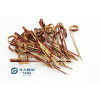Disposable Looped Ring Bamboo Skewer Wholesale | YADA 120mm Eco-friendly Knotted Pick for Food Fruit